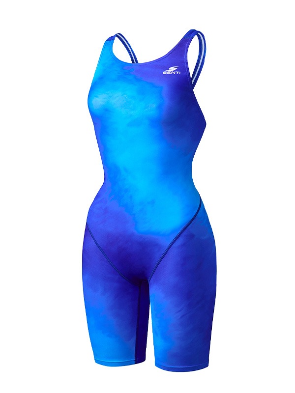 센티 오리지널 유니버스 선수용 5부 반신 [블루] 여자 실내수영복 WSDT-23102 BL